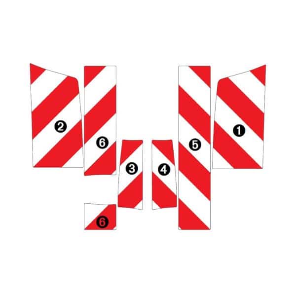 Kit Rouge-Blanc CL. B Standard - FIAT Ducato H1 (2014-2024) – Image 3